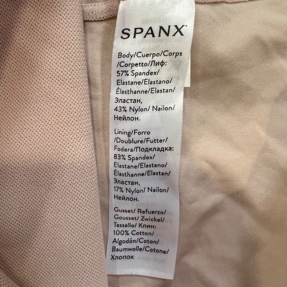 Spanx Thintastic 2.0 High-Waisted Mid-Thigh Short, Nude, Sz S, Shapewear - Picture 4 of 9
